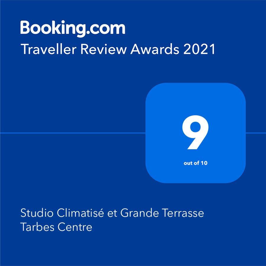 Studio Climatise Et Grande Terrasse Tarbes Centre Luaran gambar